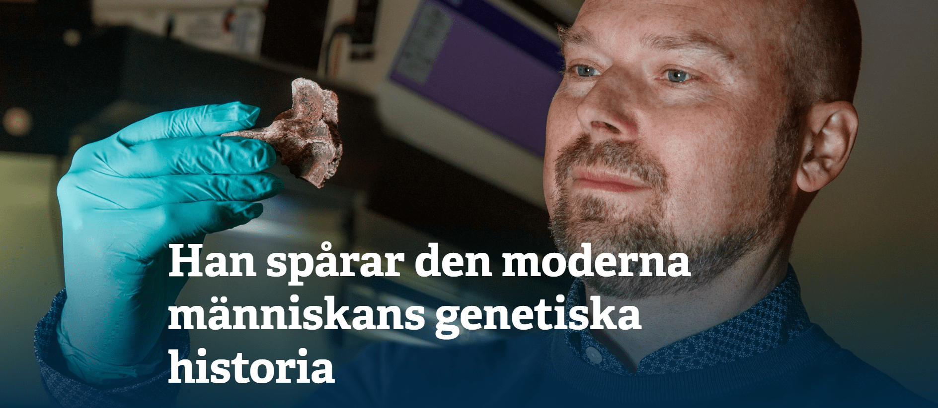 He traces the genetic history of modern humans